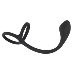 Analplug mit Penis- und Hodenring