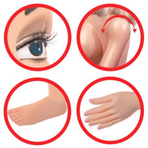 mit 3D-Gesicht und 3 Lust-Öffnungen