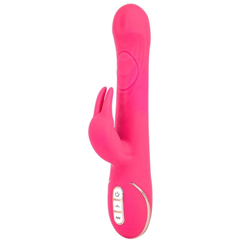 Rabbitvibrator „Quiver“ mit pulsierender Massagekugel im Schaft Rabbitvibrator „Quiver“ mit pulsierender Massagekugel im Schaft