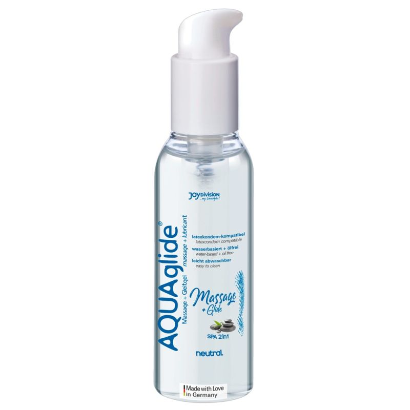 Massage- und Gleitgel „AQUAglide Massage+Glide 2 in 1“ Massage- und Gleitgel „AQUAglide Massage+Glide 2 in 1“
