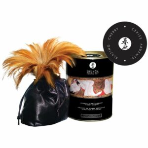 Körperpuder „Sensual Body Powder Sweet Snow“ inkl. Feder zu Auftragen