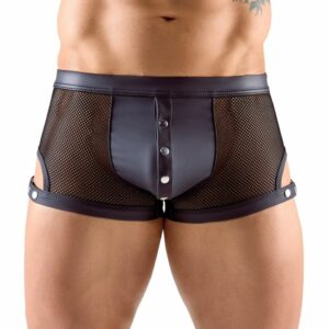 Netz-Pants mit Mattlook-Details
