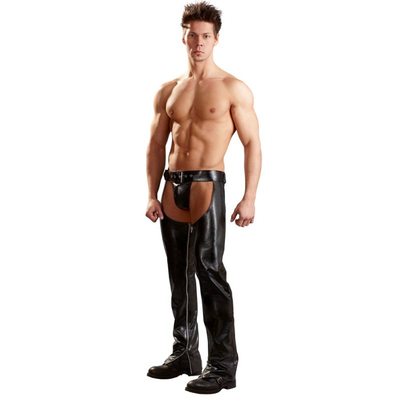 Chaps mit String aus Lederimitat Chaps mit String aus Lederimitat